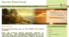 Desktop Screenshot of ajudaespiritual.com.br
