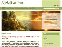Tablet Screenshot of ajudaespiritual.com.br